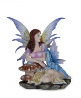 Les Alpes - Fata Vania con Drago - Resiana - dipinto a mano - 042 493